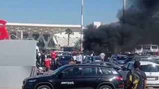 اندلاع حريق في موقف سيارات مطار مراكش