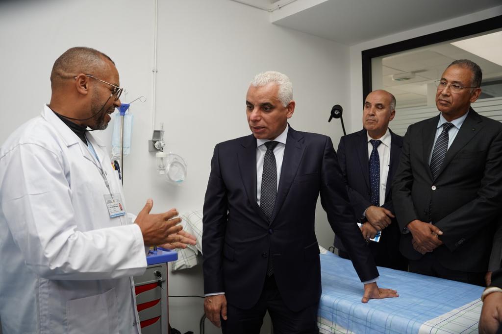 وزير الصحة و والي سعيد زنيبر يعطيان انطلاق خدمات مصالح حيوية بمستشفى الحسن الثاني بفاس