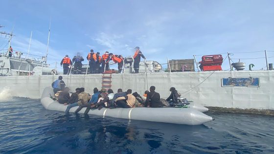 توقيف قارب مطاطي على متنه 52 مرشحا للهجرة السرية بسواحل طانطان