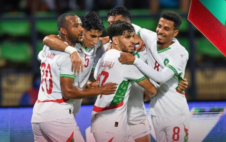 المنتخب المغربي يدك شباك الغابون بخماسية في عقر الدار