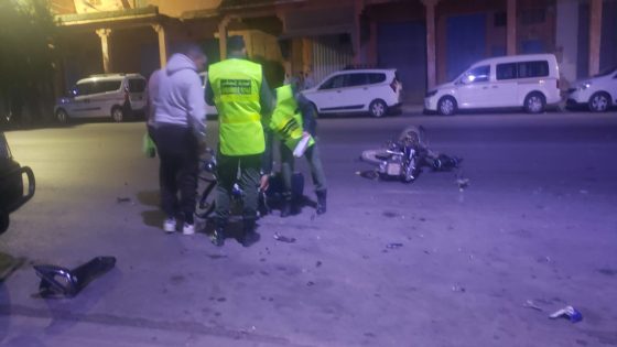 اصطدام بين دراجتين ناريتين يودي بحياة شخصين بقلعة السراغنة