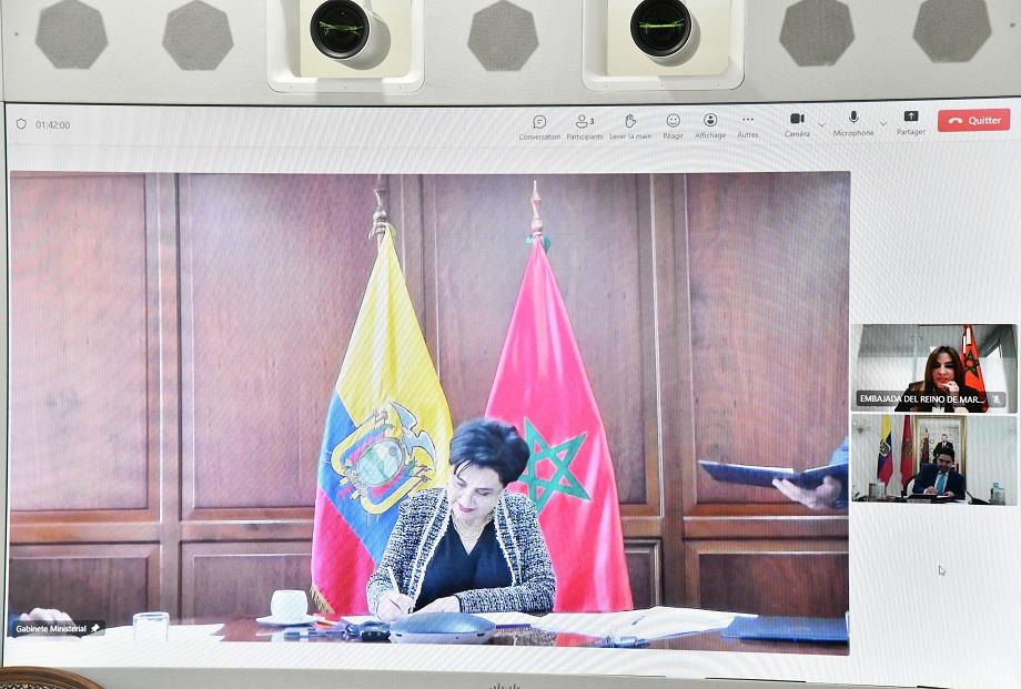 المغرب والإكوادور يجددان التأكيد على رغبتهما المشتركة في تعميق تعاونهما في مختلف المجالات