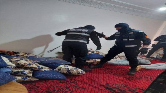 المواد المستعملة في اعداد المتفجرات المحجوزة لدى شبكة ارهابية بالمغرب صور