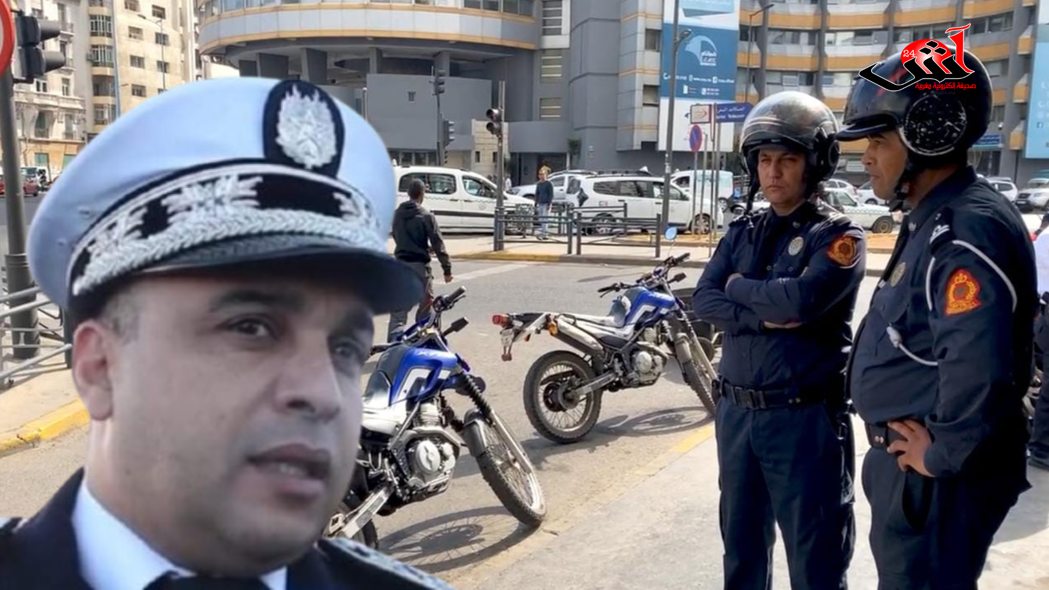 حملات أمنية مكثفة في الدار البيضاء ضد سائقي الدراجات النارية المخالفة