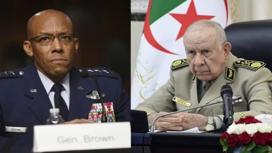 السفارة الأمريكية بالجزائر تكشف تفاصيل المكالمة الهاتفية بين رئيس هيئة الأركان الأمريكية ورئيس أركان الجيش الجزائري
