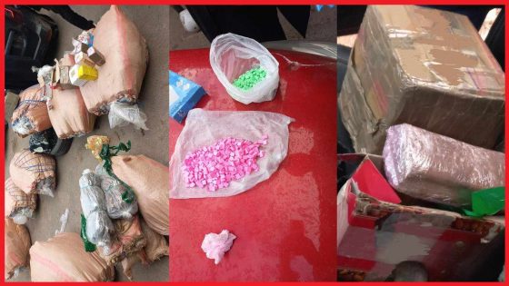 انقلاب سيارة يسقط مروج مخدرات و”قوقوبي” في قبضة أمن البيضاء