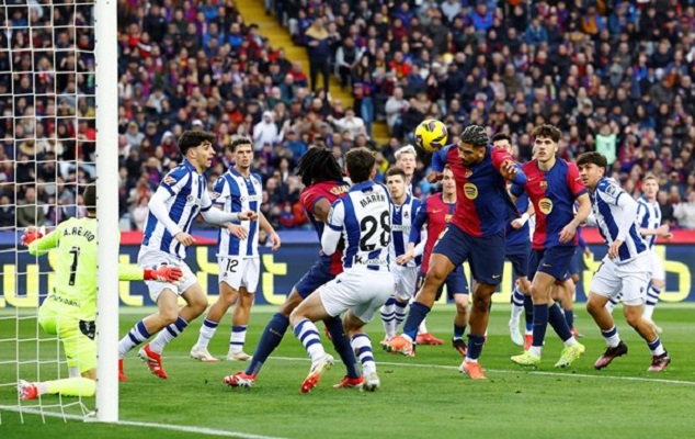 الليغا.. برشلونة يستعيد الصدارة برباعية أمام سوسييداد المنقوص