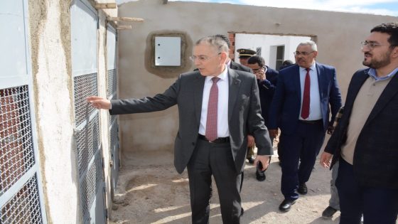 وجــــــــدة: والي جهة الشرق يقوم بزيارة تفقدية ومعاينة لوتيرة تقدم أشغال مشاريع تنموية جديدة تهم الساكنة