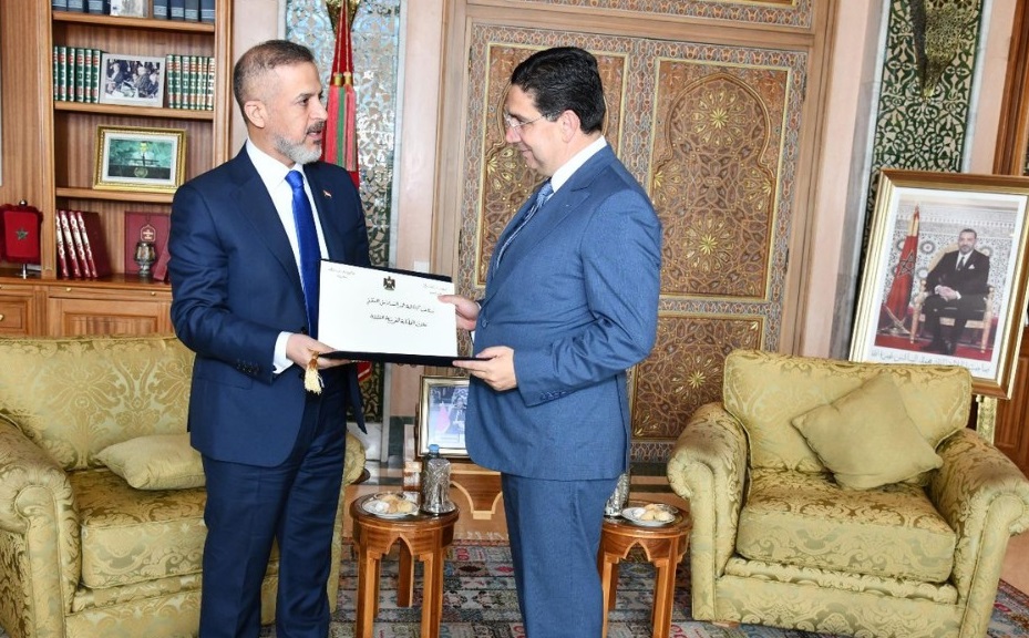 بتعليمات سامية من جلالة الملك، ناصر بوريطة يستقبل نائب رئيس مجلس الوزراء العراقي مبعوثا إلى جلالته من رئيس الجمهورية