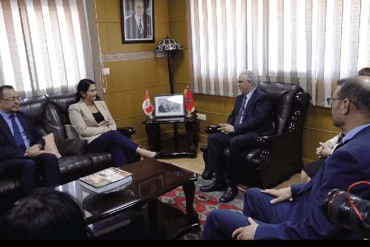 بركة يتباحث بالرباط مع رئيسة حزب “القوة الشعبية” بالبيرو