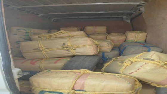 درك الجديدة يحجز أطنانا من الشيرا في أزمور
