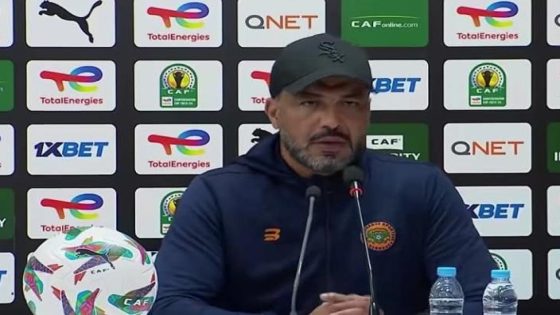 كأس “الكاف”. الشعباني: “نهضة بركان كان الأفضل طيلة مشوار المسابقة”