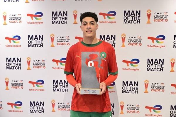 الكان. الصداق أحسن لاعب في مباراة الأشبال ضد مصر
