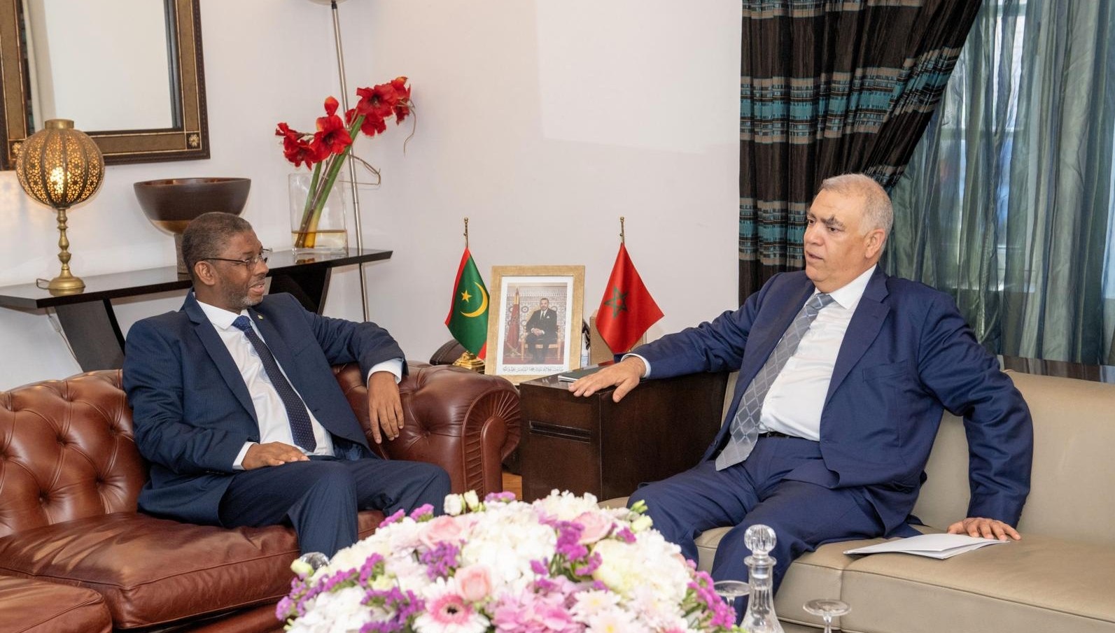 الرباط .. لفتيت يستقبل الوزير المنتدب لدى وزير الداخلية الموريتاني المكلف باللامركزية والتنمية المحلية