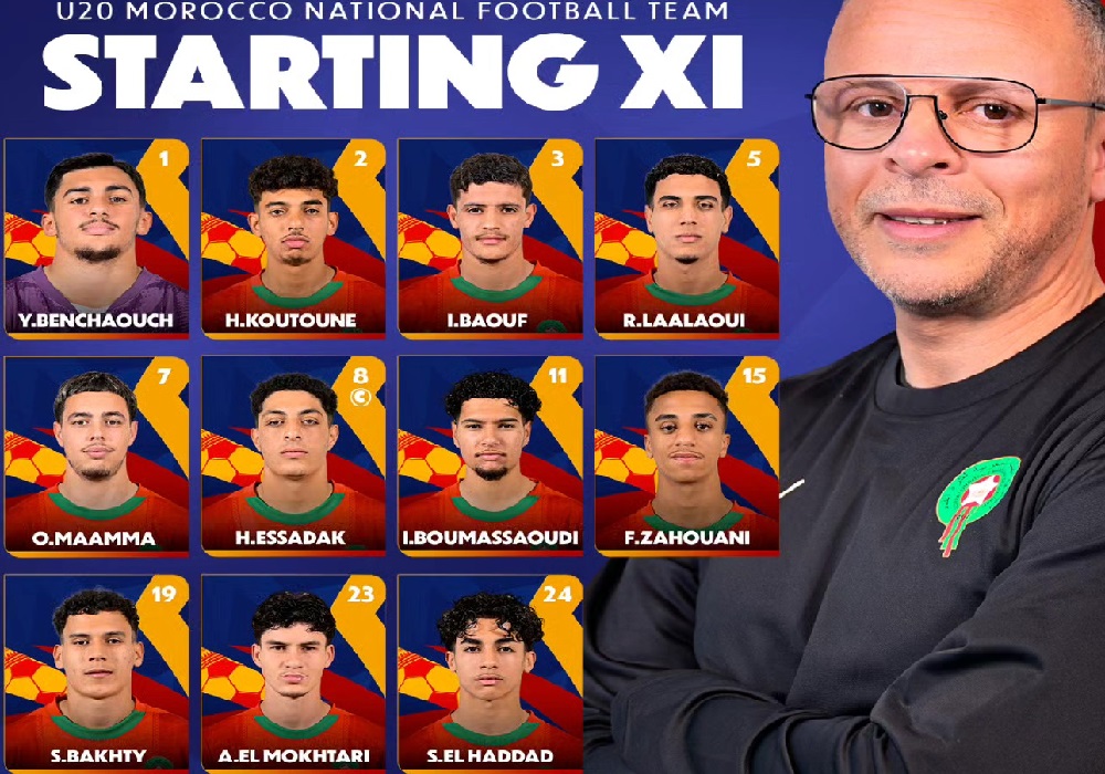 “الكان”.. هذه تشكيلة الأشبال التي ستواجه المنتخب المصري
