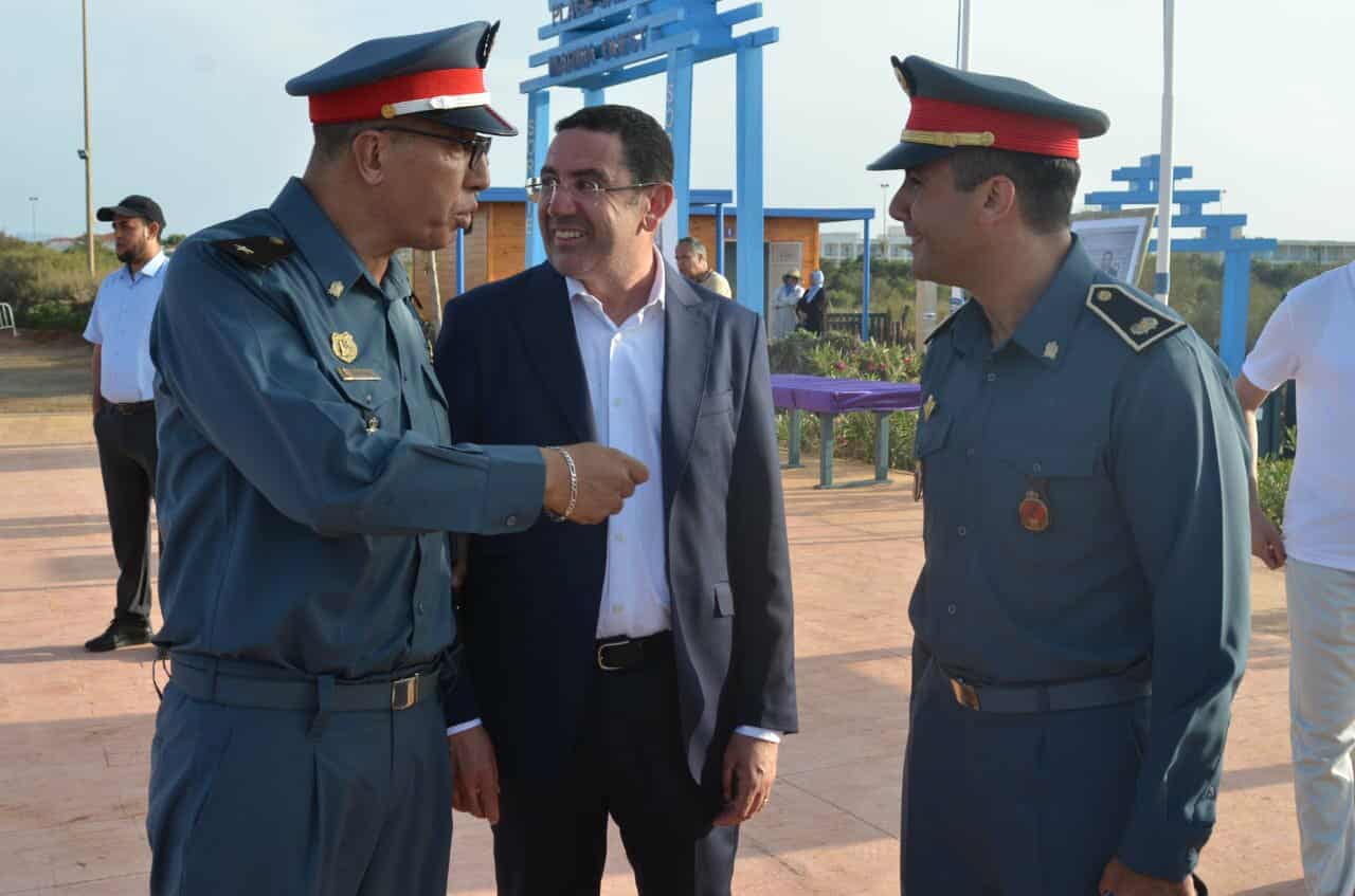 الأجودان فوزي السباعي يقود خطة أمنية محكمة لتأمين سواحل السعيدية (صور)