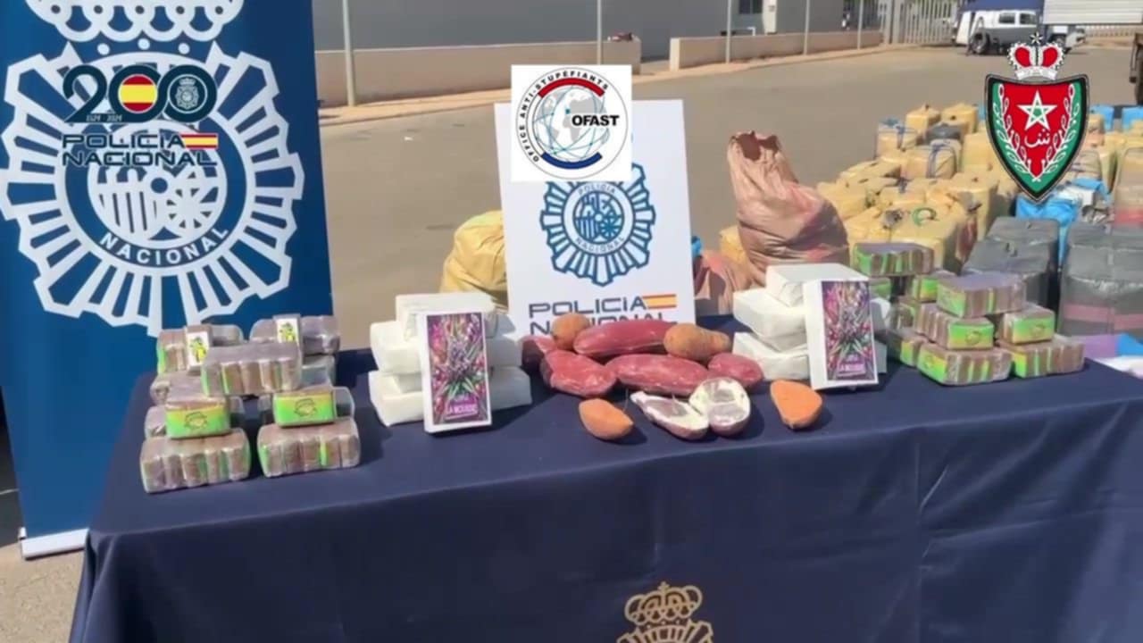 تعاون أمني مغربي إسباني فرنسي يجهض عملية دولية لتهريب المخدرات