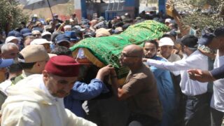 تشييع جنازة الدولي المغربي السابق أحمد فرس بالمحمدية
