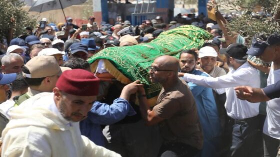 تشييع جنازة الدولي المغربي السابق أحمد فرس بالمحمدية