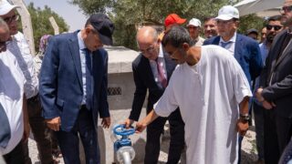 الحاجب.. إطلاق تشغيل المشروع الهيدروفلاحي لحماية سهل سايس