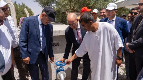 الحاجب.. إطلاق تشغيل المشروع الهيدروفلاحي لحماية سهل سايس