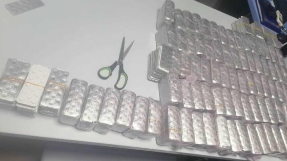 إجهاض عملية تهريب 54 ألف قرص مخدر إلى المغرب
