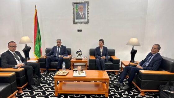 نواكشوط.. تسريع التعاون في مجالات الكهرباء والطاقات المتجددة، محور مباحثات بنعلي مع وزيرالطاقة والنفط الموريتاني