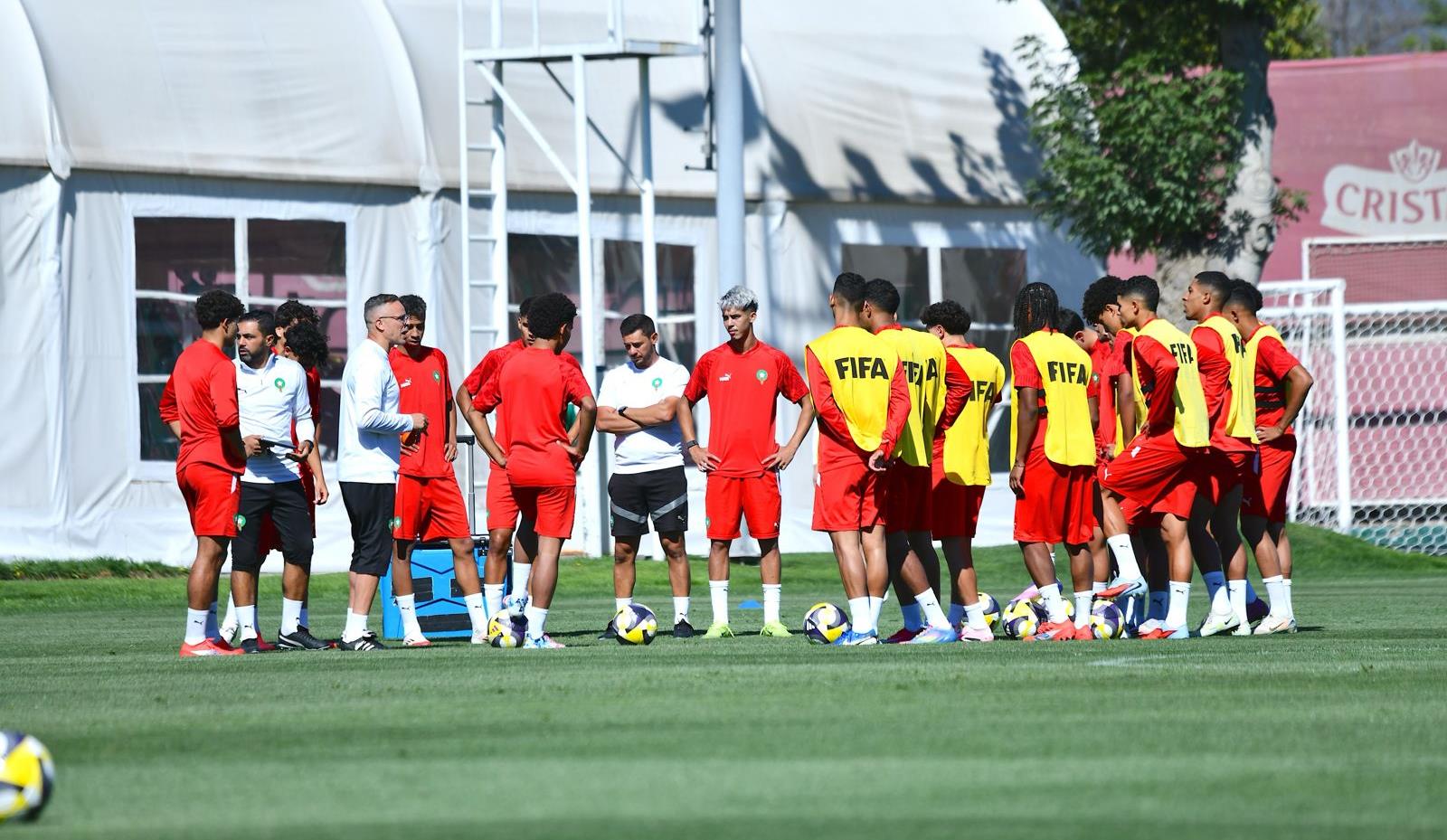مونديال الشيلي.. المنتخب المغربي لأقل من 20 سنة ينهي تحضيراته لمواجهة إسبانيا