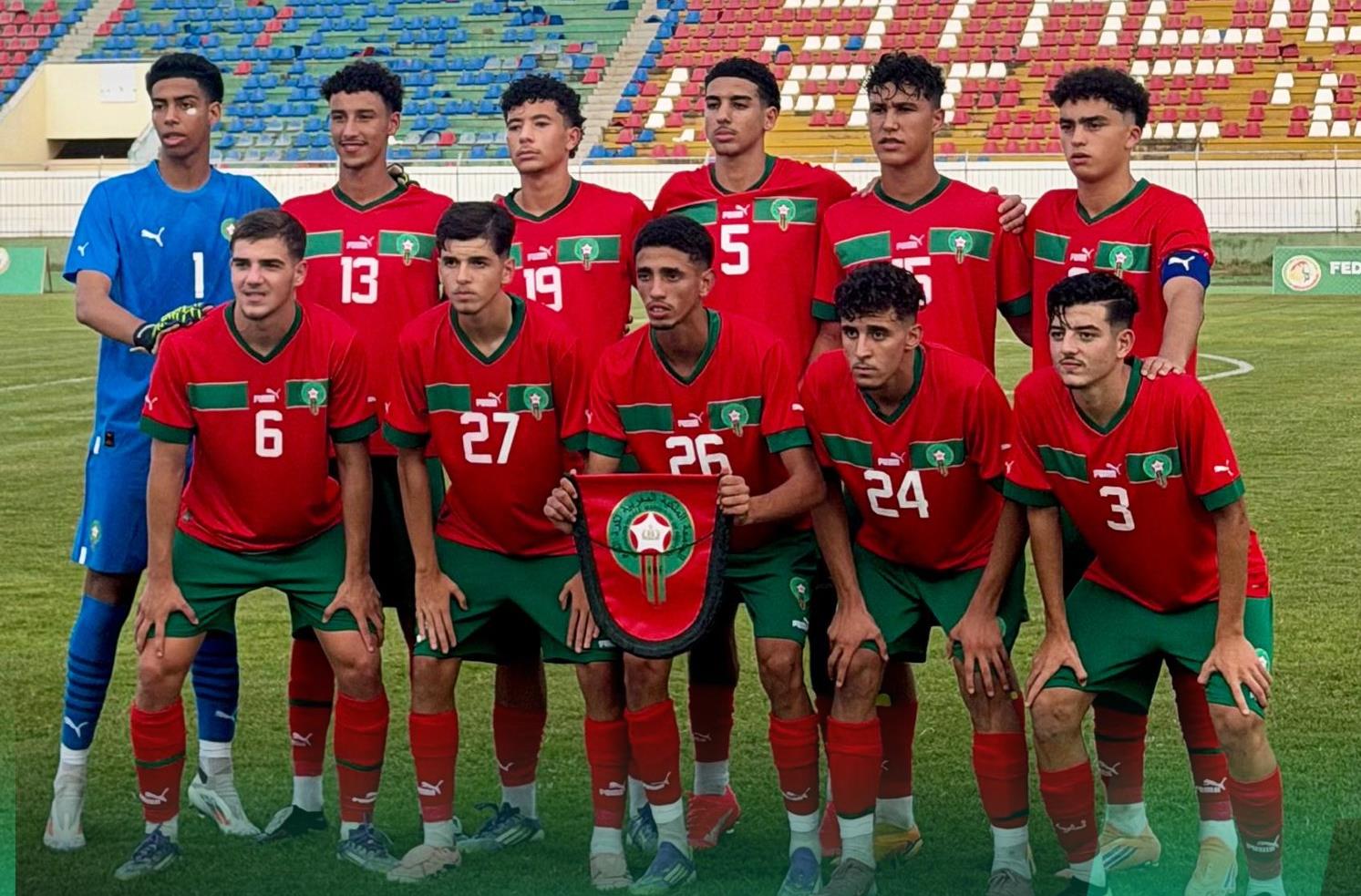 تشكيلة المنتخب الوطني لأقل من 17 سنة أمام منتخب السنغال