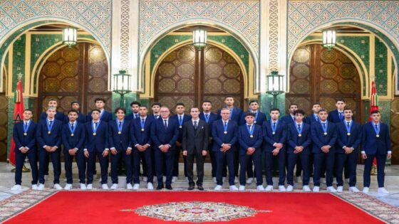 لاعبو المنتخب الوطني لأقل من 20 سنة يعربون عن عميق امتنانهم لجلالة الملك على عنايته السامية بالشباب
