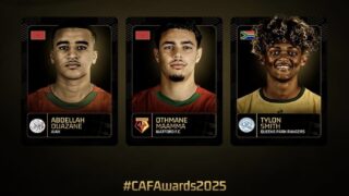 معما ينافس وزان والجنوب أفريقي سميث على جائزة أفضل لاعب شاب بإفريقيا