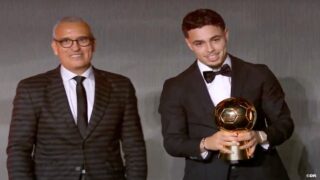 عثمان معما يفوز بجائزة أفضل لاعب شاب في إفريقيا لعام 2025