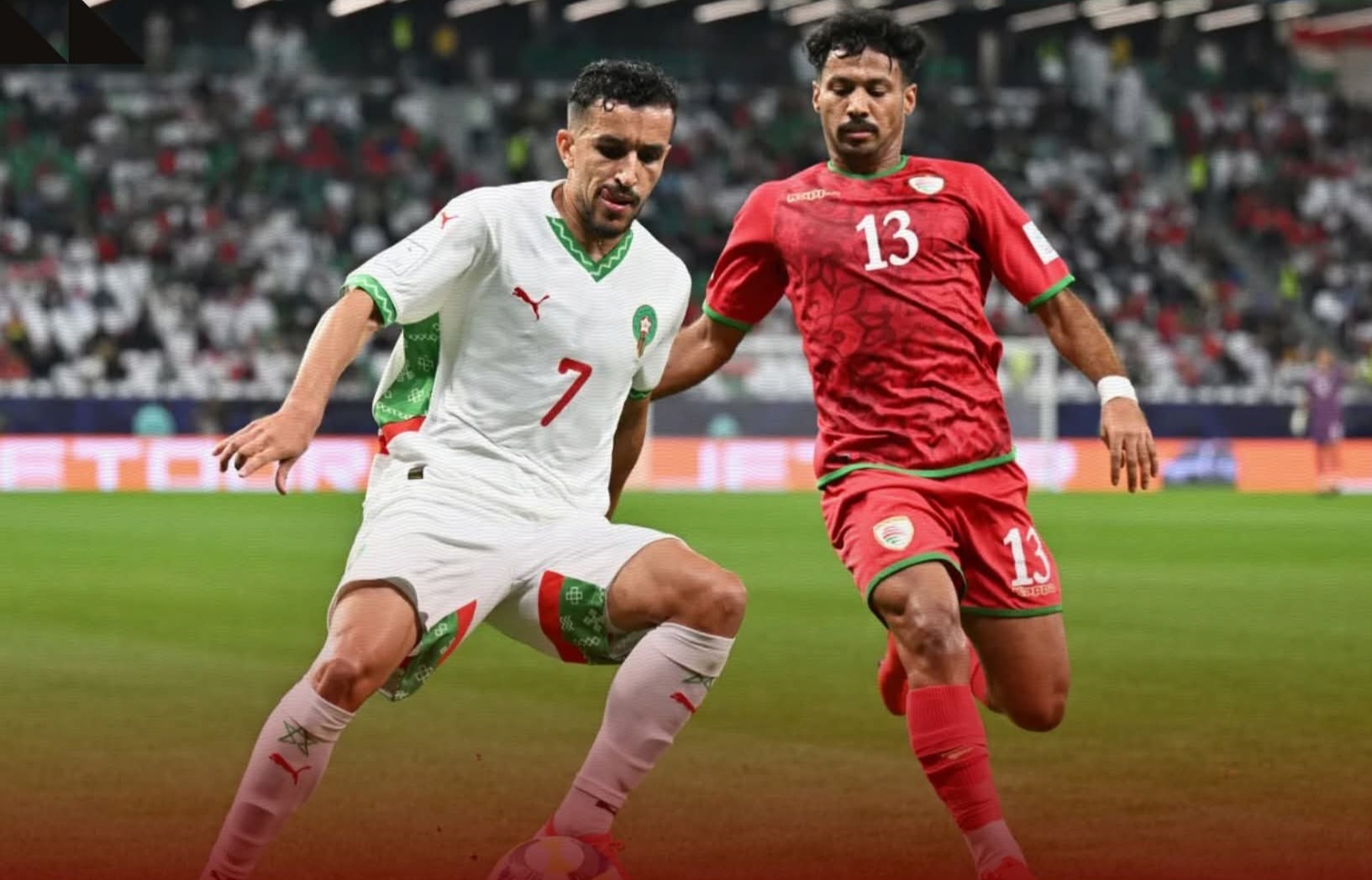 كأس العرب.. التعادل السلبي يحسم المواجهة المغرب وعمان