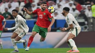 كأس العرب. المنتخب المغربي يفوز على المنتخب السعودي ويتأهل إلى دور الربع