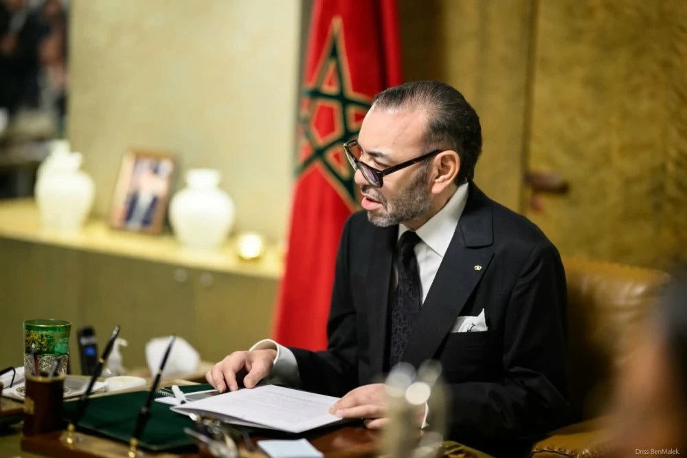 صاحب الجلالة يترأس اجتماع عمل خصص للمركب المينائي والصناعي الجديد الناظور غرب المتوسط