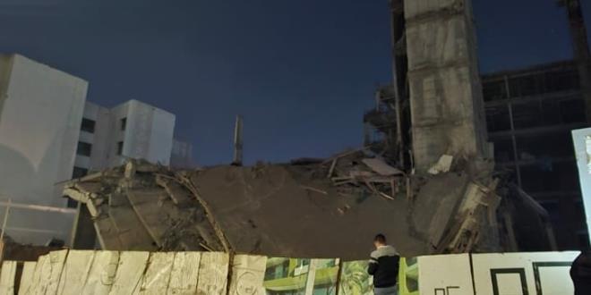 مراكش.. انهيار عمارة في طور البناء دون تسجيل إصابات أو خسائر في الأرواح
