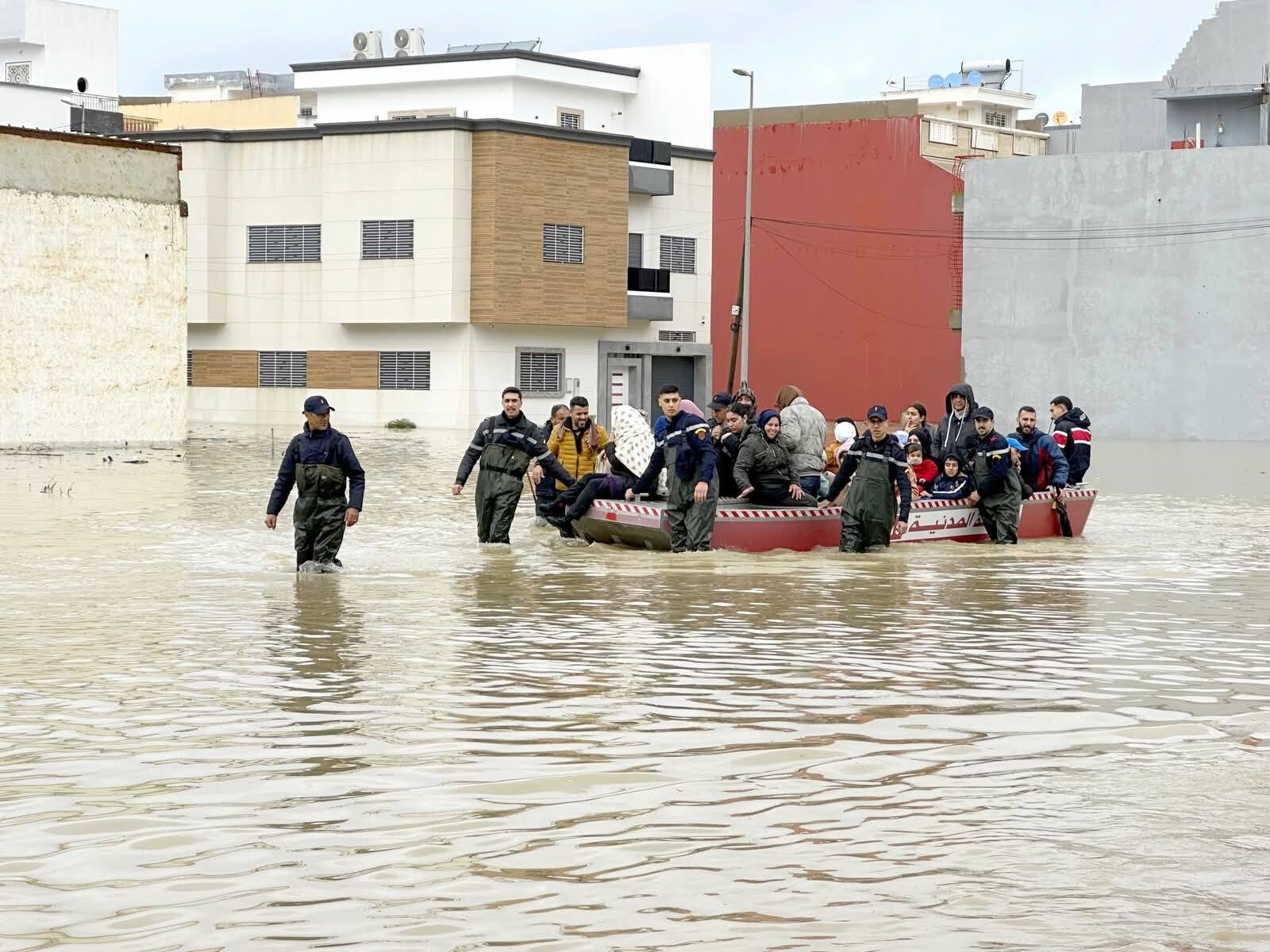 القصر الكبير.. جهود ميدانية وتعبئة متواصلة في ظل عودة الاضطرابات الجوية