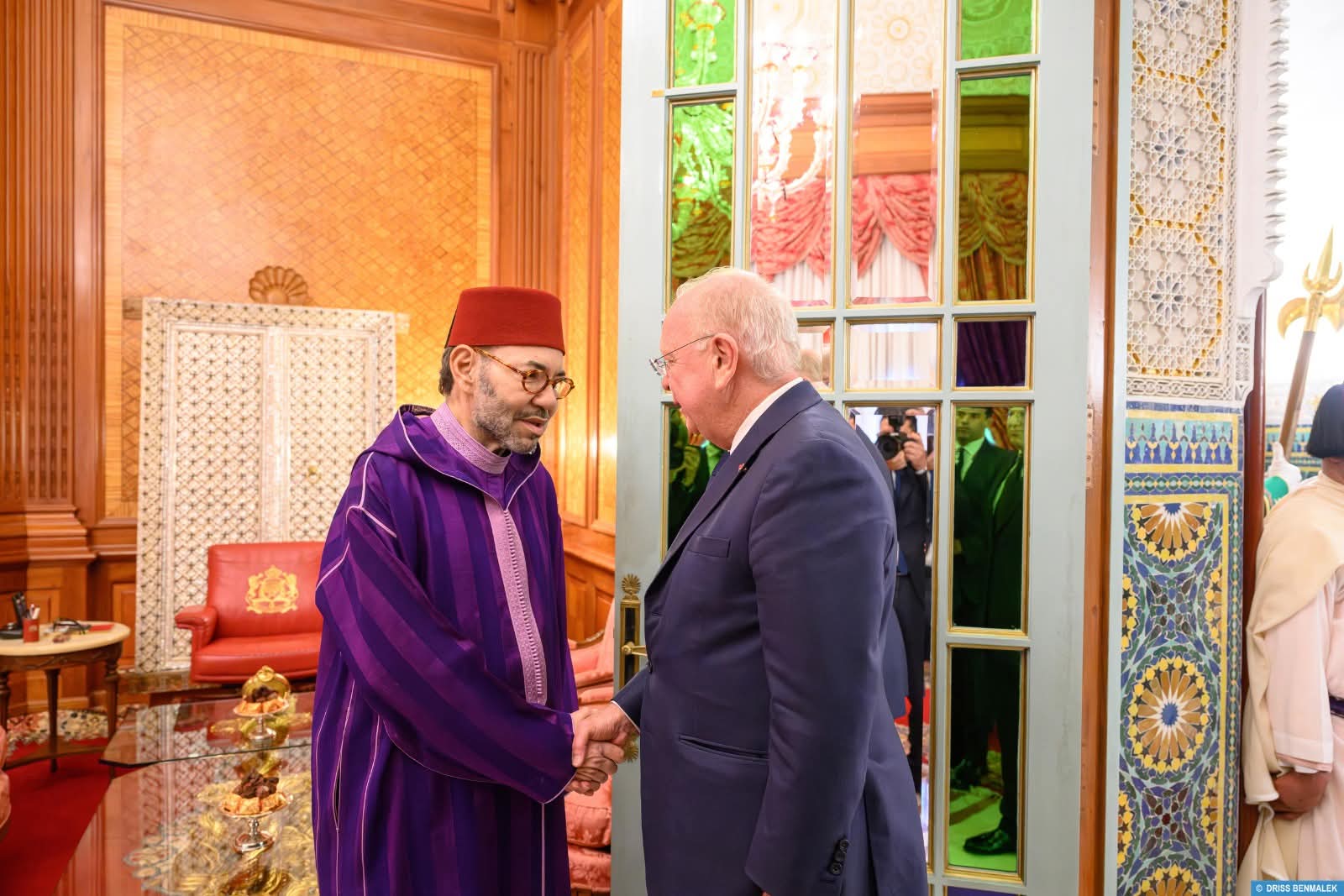 جلالة الملك يستقبل رئيس مجلس إدارة مجموعة “سافران”