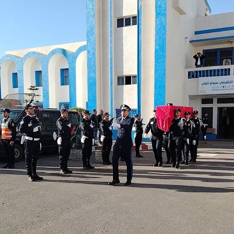 ترقية استثنائية لفائدة موظفي الأمن الأربعة الذين قضوا جراء الحادث المروري بضواحي سيدي إفني
