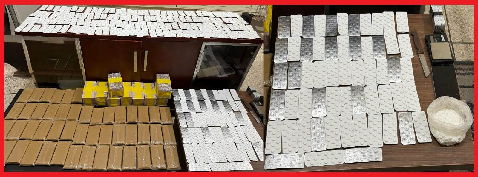 ضربة أمنية بمراكش: توقيف 3 مروجين وحجز كميات كبيرة من المخدرات والمؤثرات العقلية