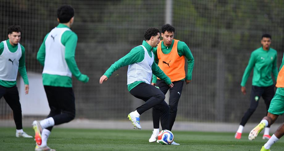 المنتخب المغربي يبدأ تحضيراته في ليل بحصة خفيفة قبل ودية الباراغواي