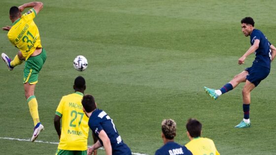 دوري أبطال أوروبا: فيتينيا وحكيمي يتمرنان مع سان جرمان عشية مواجهة بايرن