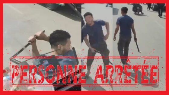 أمن الدار البيضاء يوقف شخصا ظهر في فيديو يهدد مستعملي الطريق بسلاح أبيض
