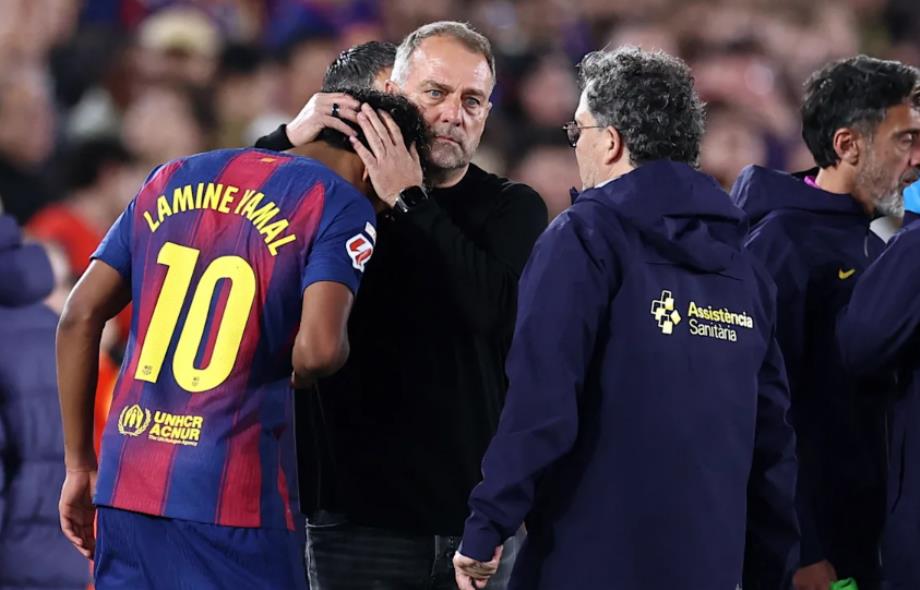 لامين جمال يغيب عن برشلونة حتى نهاية الموسم