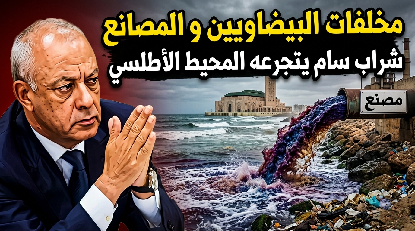 بحر الدار البيضاء يشرب مجاريها.. كارثة بيئية تهدد صحة الإنسان و الكائنات البحرية