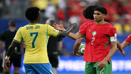 حكيمي بعد التعادل مع البرازيل: علينا التطور أكثر
