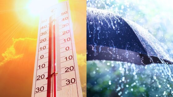 نشرة إنذارية .. موجة حر وزخات رعدية بعدد من مناطق المملكة
